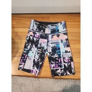 Calvin Klein tropical biker shorts women's size Medium